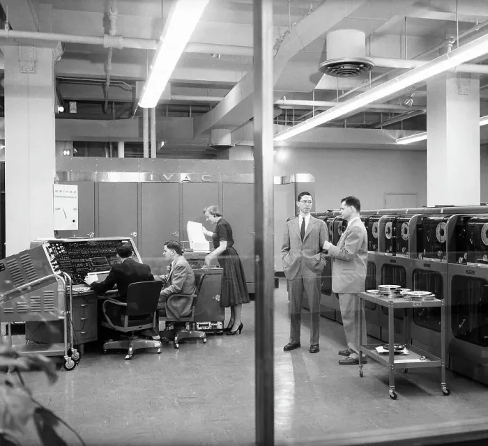 Framed Print : UNIVAC Mainframe