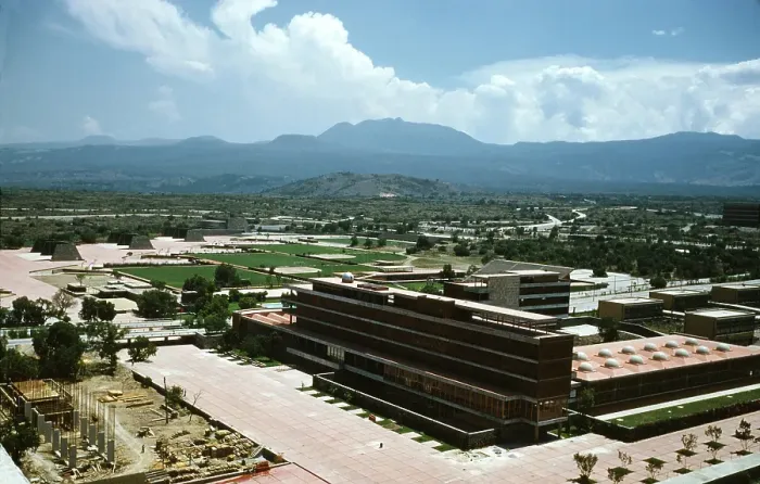Framed Print : University City Campus of the Universidad Nacional Autonoma Framed Print : University City Campus of the Universidad Nacional Autonoma
