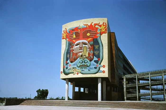 Framed Print : University City Campus of the Universidad Nacional Autonoma Framed Print : University City Campus of the Universidad Nacional Autonoma