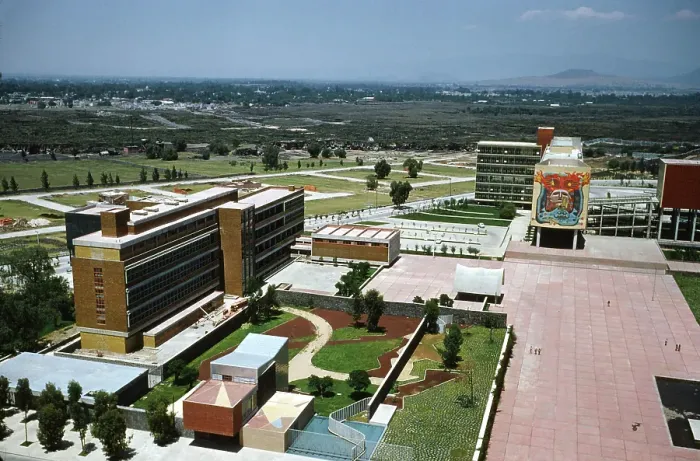 Framed Print : University City Campus of the Universidad Nacional Autonoma Framed Print : University City Campus of the Universidad Nacional Autonoma