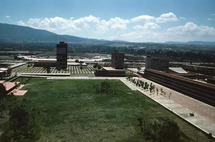 Framed Print : University City Campus of the Universidad Nacional Autonoma Framed Print : University City Campus of the Universidad Nacional Autonoma