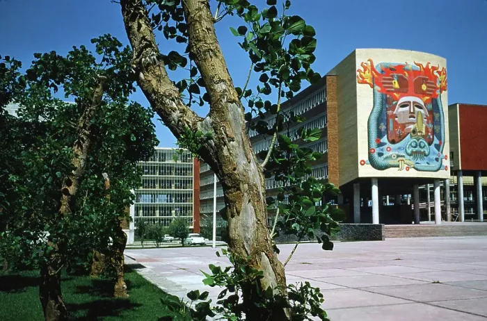 Framed Print : University City Campus of the Universidad Nacional Autonoma Framed Print : University City Campus of the Universidad Nacional Autonoma