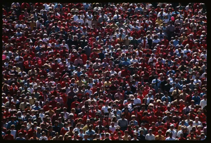Framed Print : University of Nebraska Crowd Framed Print : University of Nebraska Crowd