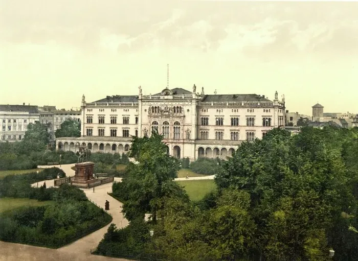 Framed Print : University and Royal Garden in Koenigsberg, formerly East Prussia, Germany, today Kaliningrad in Russia, Historical, digitally restored reproduction of a photochrome print from the 1890s Framed Print : University and Royal Garden in Koenigsberg, formerly East Prussia, Germany, today Kaliningrad in Russia, Historical, digitally restored reproduction of a photochrome print from the 1890s