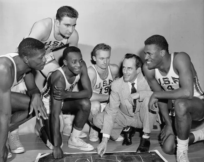 Framed Print : University of San Francisco Basketball Stars Framed Print : University of San Francisco Basketball Stars