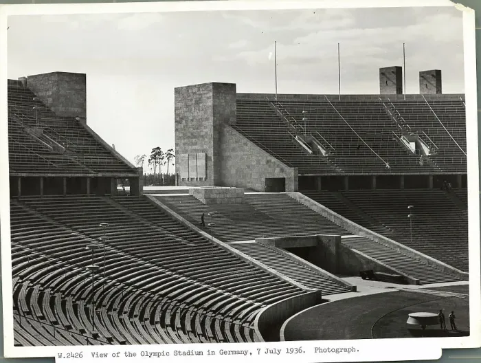 Framed Print : Unoccupied Grandstands in Stadium