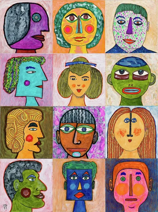 Framed Print : 'Untitled, by Mario De Biasi, from the 'Faces' series, 1999, 20th Century, drawing' Framed Print : 'Untitled, by Mario De Biasi, from the 'Faces' series, 1999, 20th Century, drawing'