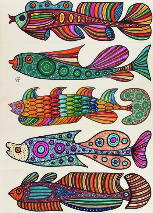 Framed Print : 'Untitled, by Mario De Biasi, from the 'Fishes' series, 1989, 20th Century, drawing' Framed Print : 'Untitled, by Mario De Biasi, from the 'Fishes' series, 1989, 20th Century, drawing'