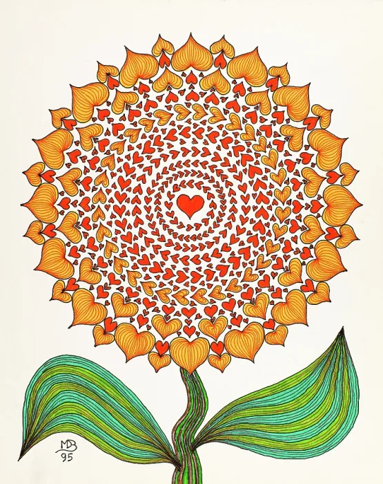 Framed Print : 'Untitled, by Mario De Biasi, from the 'Flowers' series, 1995, 20th Century, drawing' Framed Print : 'Untitled, by Mario De Biasi, from the 'Flowers' series, 1995, 20th Century, drawing'