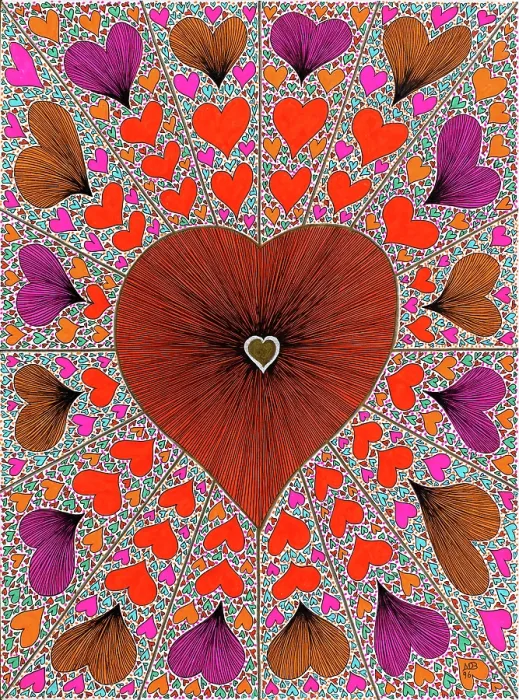Framed Print : 'Untitled, by Mario De Biasi, from the 'Hearts' series, 1996, 20th Century, drawing' Framed Print : 'Untitled, by Mario De Biasi, from the 'Hearts' series, 1996, 20th Century, drawing'