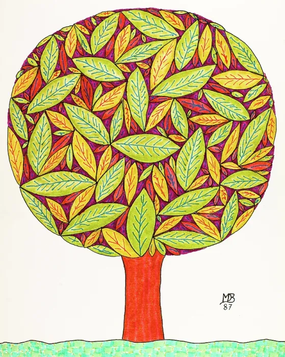 Framed Print : 'Untitled, by Mario De Biasi, from the 'Trees' series, 1987, 20th Century, drawing' Framed Print : 'Untitled, by Mario De Biasi, from the 'Trees' series, 1987, 20th Century, drawing'