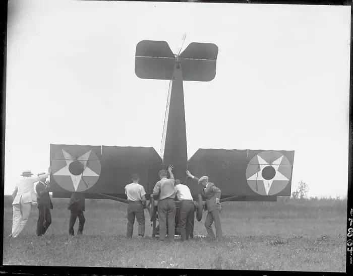 Framed Print : Upended Airplane Framed Print : Upended Airplane
