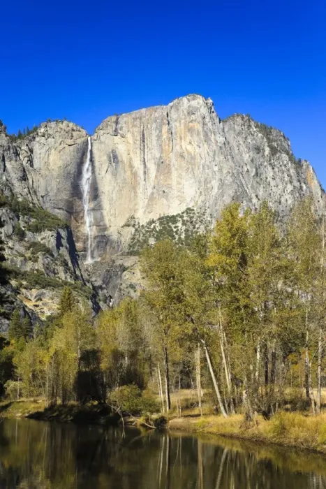 Framed Print : Upper Fall, Curry, Yosemite Village, Yosemite National Park California, USA, North America