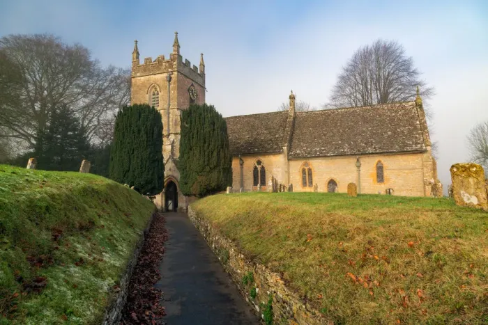 Framed Print : Upper Slaughter