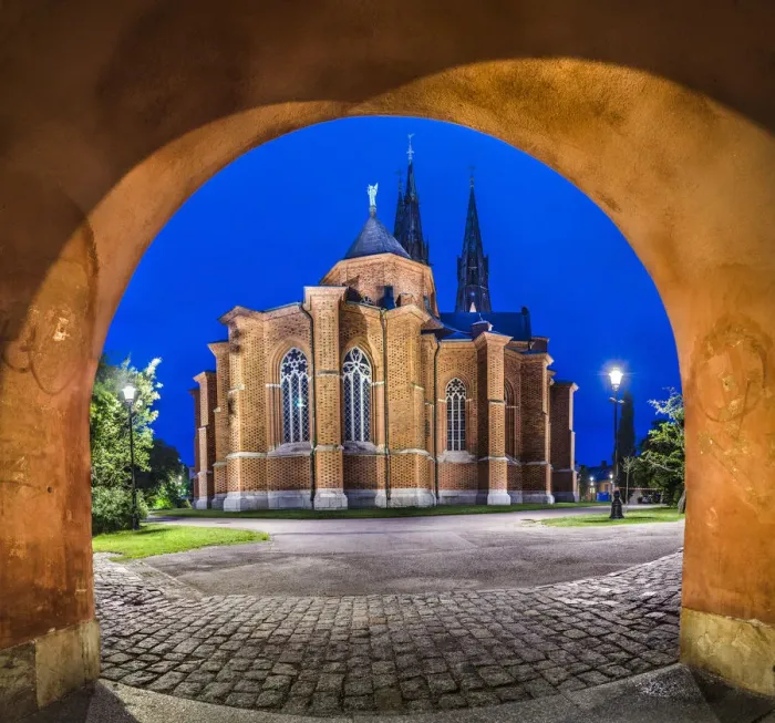 Framed Print : Uppsala cathedral (Sweden) Framed Print : Uppsala cathedral (Sweden)