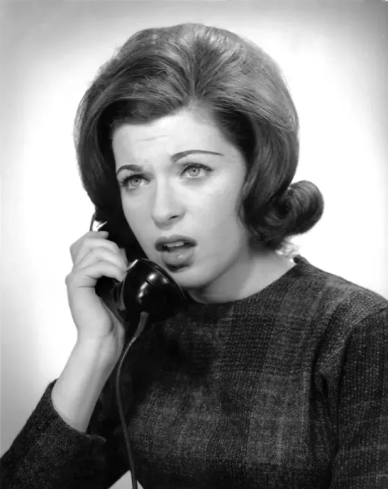 Framed Print : Upset businesswoman on phone Framed Print : Upset businesswoman on phone