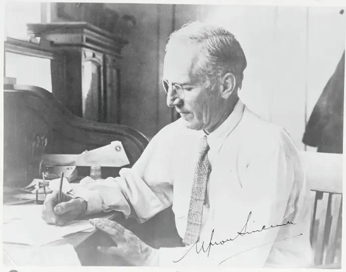 Framed Print : Upton Sinclair Busy at Work Framed Print : Upton Sinclair Busy at Work