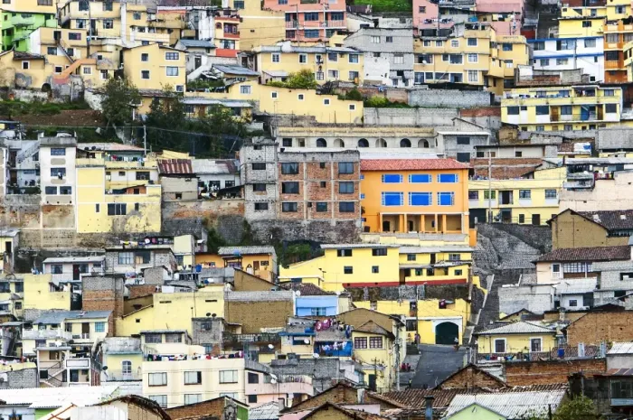 Framed Print : Urban Quito, Ecuador Framed Print : Urban Quito, Ecuador