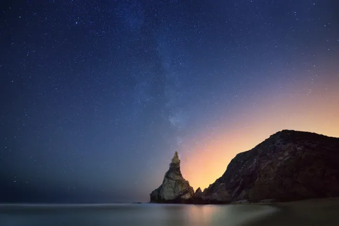 Framed Print : Ursa Beach Under the Stars Framed Print : Ursa Beach Under the Stars
