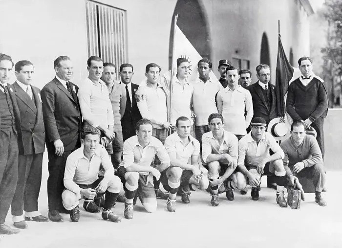 Framed Print : Uruguay Soccer Team in 1924 Framed Print : Uruguay Soccer Team in 1924
