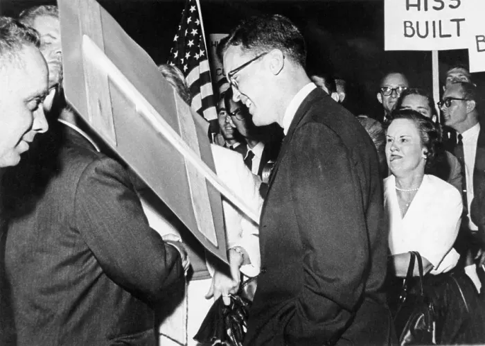 Framed Print : U.S. Ambassador to the United Nations Adlai Stevenson Assaulted Framed Print : U.S. Ambassador to the United Nations Adlai Stevenson Assaulted