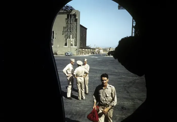 Framed Print : U.S. BASE IN ALGIERS, ALGERIA