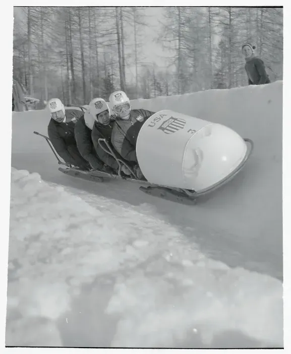 Framed Print : U.S. Bobsled Team Framed Print : U.S. Bobsled Team