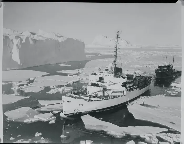 Framed Print : U.S. Coast Guard Ice Breaker in Arctic Framed Print : U.S. Coast Guard Ice Breaker in Arctic