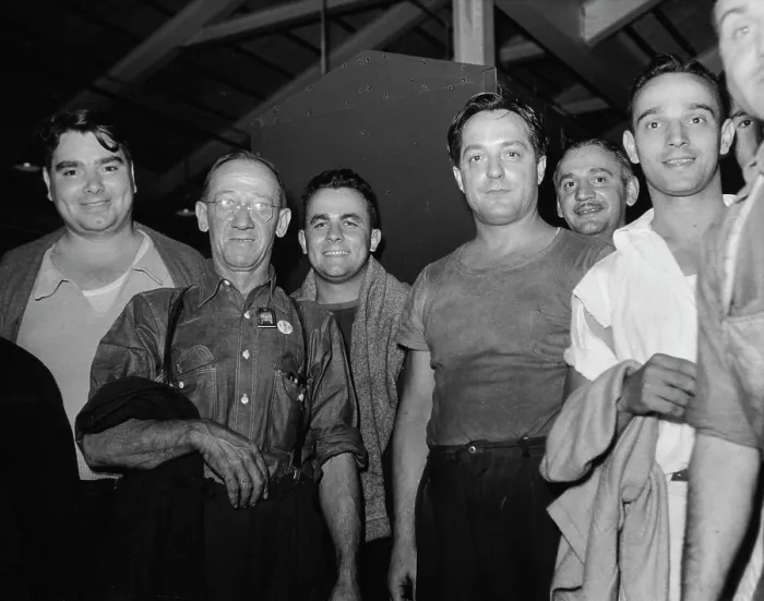 Framed Print : U.S. Defence Workers