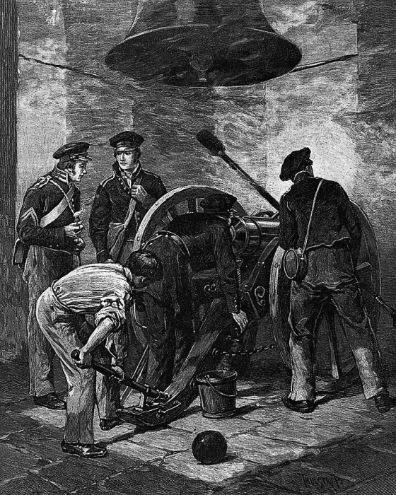 Framed Print : U.S. Grant W / Cannon At Chapultepec