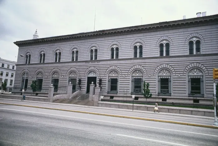 Framed Print : U.S. Mint Building Framed Print : U.S. Mint Building