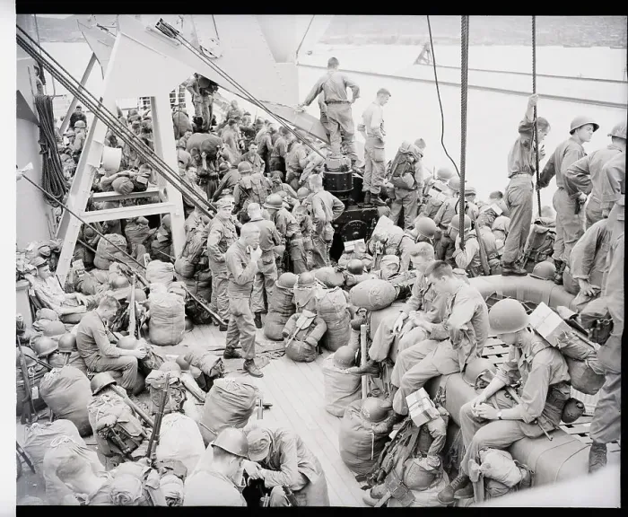 Framed Print : U.S. Soldiers Rest On Transport Framed Print : U.S. Soldiers Rest On Transport
