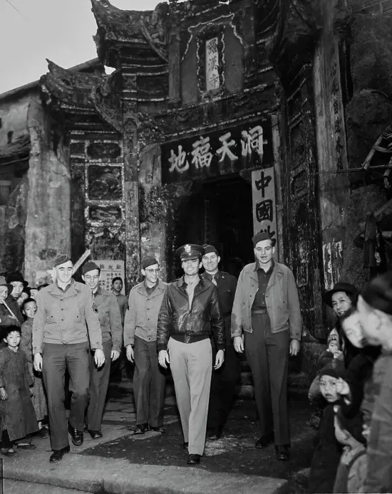 Framed Print : U.S. Soldiers Visit Temple Framed Print : U.S. Soldiers Visit Temple