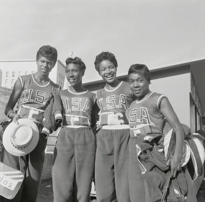 Framed Print : U.S. Women's 400 Meter Relay Team Framed Print : U.S. Women's 400 Meter Relay Team