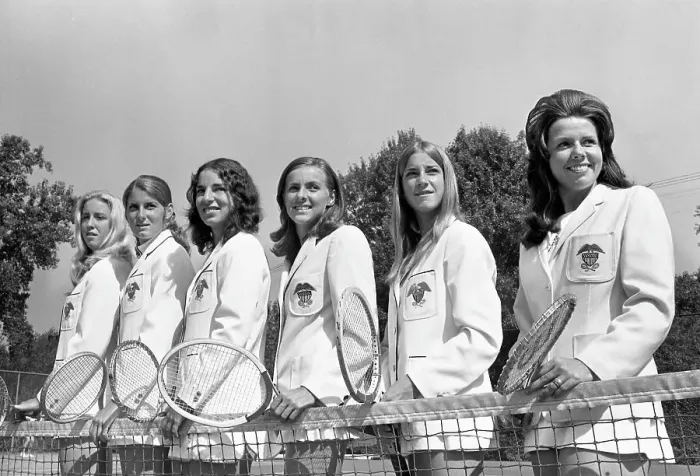 Framed Print : U.S. Women's Tennis Team Framed Print : U.S. Women's Tennis Team