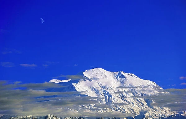 USA, Alaska, Denali National Park, north face of Mount McKinley