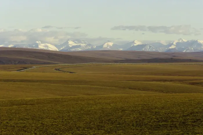 Framed Print : USA, Alaska, North Slope, Trans-Alaskan Pipeline and Brooks Range Framed Print : USA, Alaska, North Slope, Trans-Alaskan Pipeline and Brooks Range