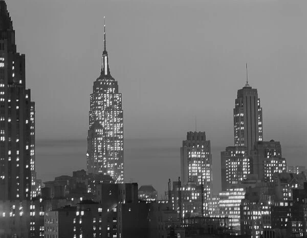 USA, New York City, Manhattan skyline