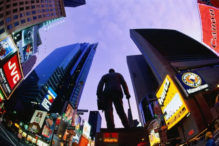 Framed Print : USA, New York, New York City, Times Square, Cohan statue Framed Print : USA, New York, New York City, Times Square, Cohan statue