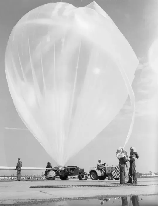 Framed Print : USAF Weather Balloon Framed Print : USAF Weather Balloon