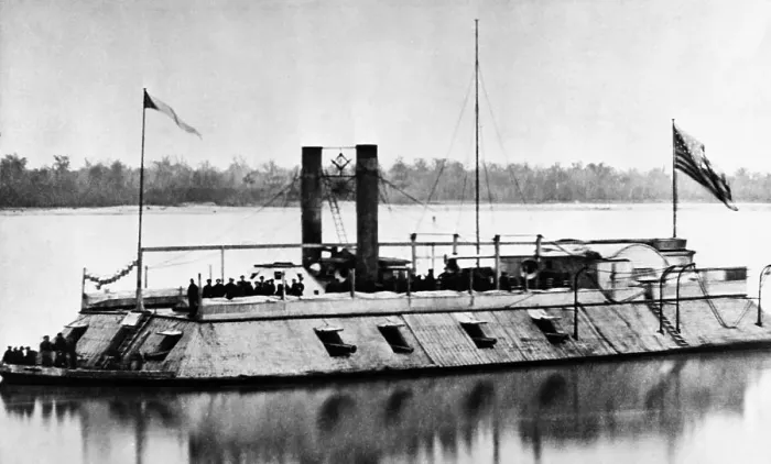 Framed Print : USS Baron de Kalb Ironclad Gunboat Framed Print : USS Baron de Kalb Ironclad Gunboat