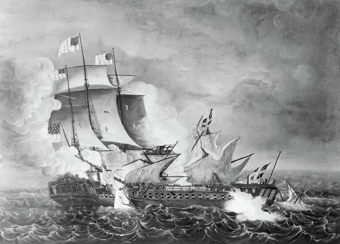 Framed Print : USS Constitution vs. HMS Guerriere by Thomas Birch Framed Print : USS Constitution vs. HMS Guerriere by Thomas Birch