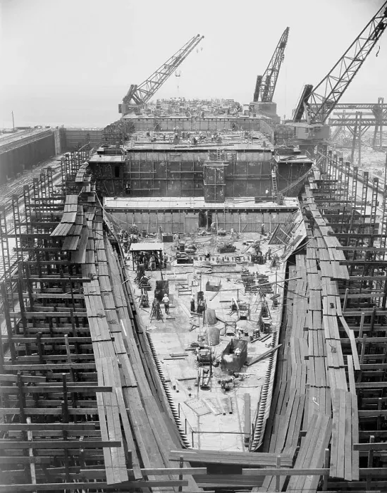 Framed Print : The USS Forrestal in Drydock Framed Print : The USS Forrestal in Drydock