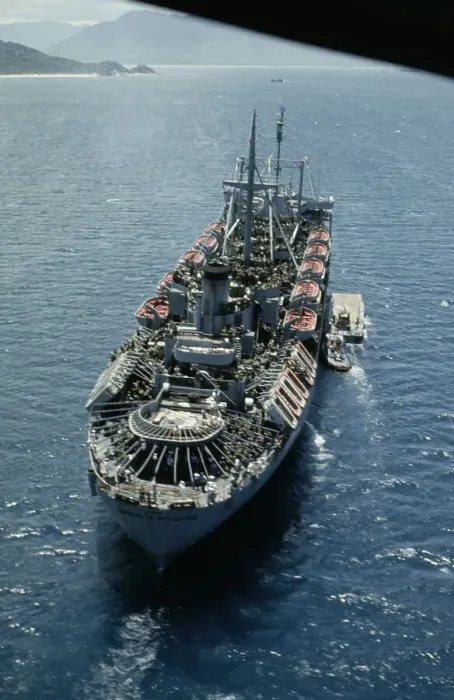 Framed Print : USS General LeRoy Eltinge, Vietnam War