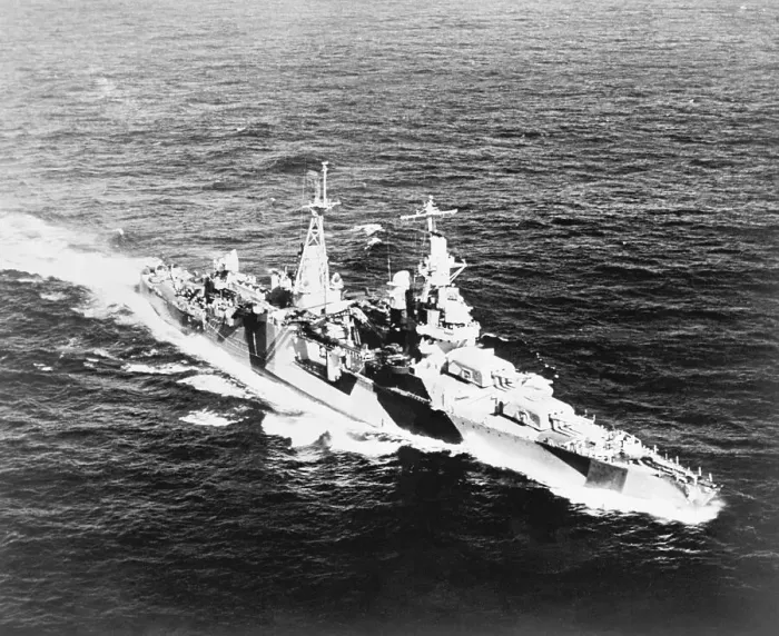 Framed Print : USS Indianapolis at Sea Framed Print : USS Indianapolis at Sea