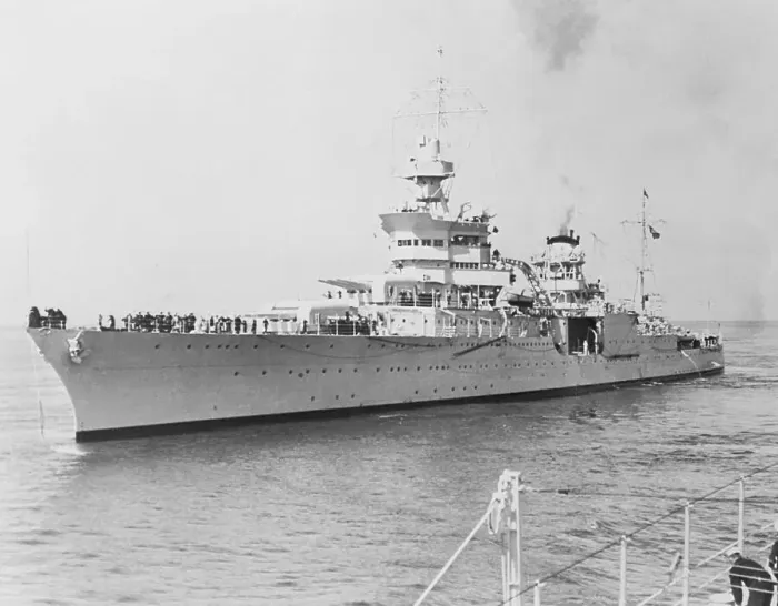 Framed Print : USS Indianapolis at Sea Framed Print : USS Indianapolis at Sea