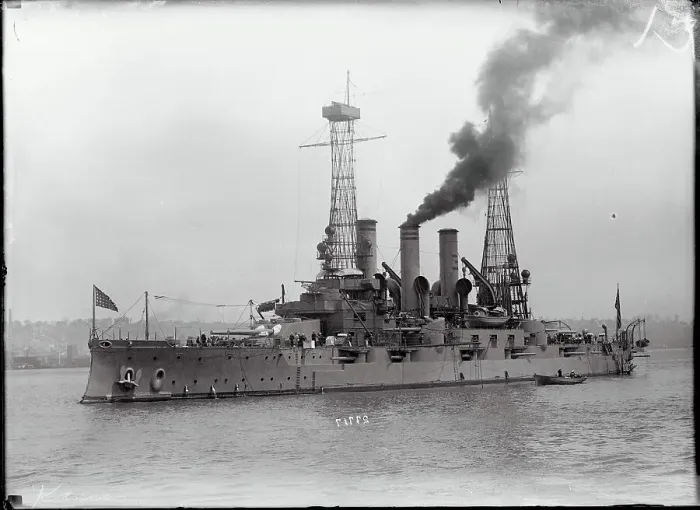 Framed Print : U.S.S. Kansas