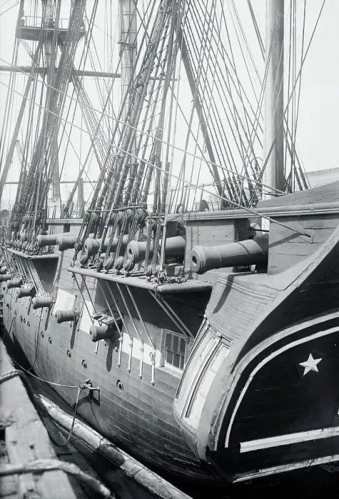 Framed Print : USSConstitution Displaying Its Rigging Framed Print : USSConstitution Displaying Its Rigging