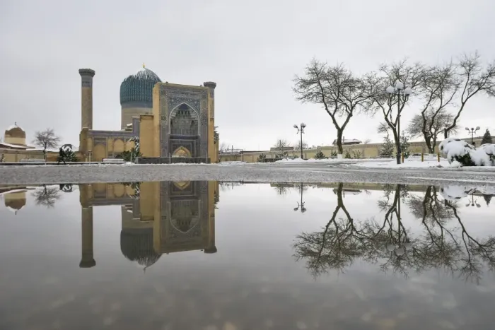 Framed Print : Uzbekistan, Samarkand, Gur Amir mausoleum Framed Print : Uzbekistan, Samarkand, Gur Amir mausoleum