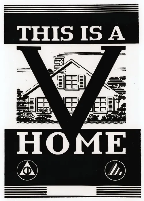 Framed Print : V-Home Stickers from the OCD Framed Print : V-Home Stickers from the OCD